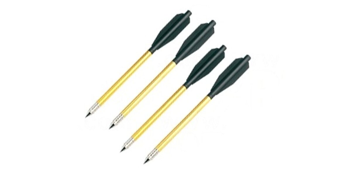 Flèches Arbalète ELONG OUTDOOR - 6.3 Pouces En Aluminium - Pour Arbalètes 50-80 LB - Chasse Petit Gibier Ou Tir Cible - Lot De 12 Ou 36